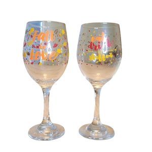 Wine glasses Fall Gift Set